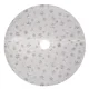 Ruhhy Christmas Tree Skirt with Stars, 78 cm, White/Silver