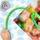 Skipper Leg Hula Hop Skipping Soft Rubber with Led Green