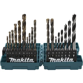 Makita B-49432 grąžtų rinkinys metalui, medienai ir akmeniui, M-Force, 18 vnt.