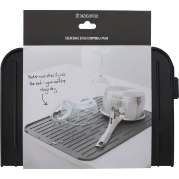 Brabantia silikoninis indų džiovinimo kilimėlis, tamsiai pilkas