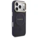 Guess Peony Hot Stamp MagSafe dėklas iPhone 17 Pro Max telefonui, mėlynas