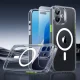 ESR Classic Pro Set HaloLock dėklas ir apsauginis stiklas iPhone 16, skaidrus