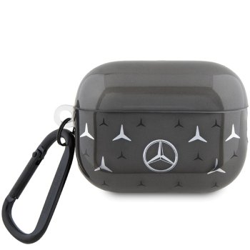 Mercedes Large Star Pattern dėklas AirPods Pro 2, juodas