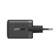 Sieninis įkroviklis Joyroom JR-TG8 GaN 45W USB-C + USB-A, juodas