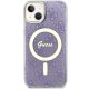 Guess dėklas iPhone 14 Plus telefonui, 4G MagSafe, violetinis