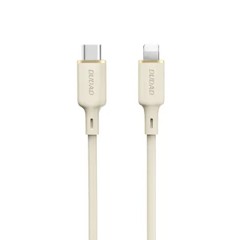 Dudao L7SCL USB-C į Lightning laidas 30W 1m, smėlinis