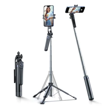 Wozinsky WC1Y70S Telescopic Selfie Stick Tripod 1.7m, Black