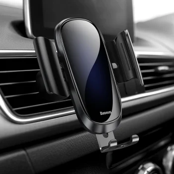 Automobilinis telefono laikiklis Baseus Future Gravity Car Mount, Juodas