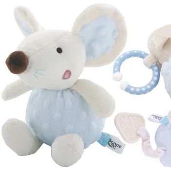 Pakabinamas pliušinis žaislas Pelytė su muzikine dėžute Bakalu, 20 cm