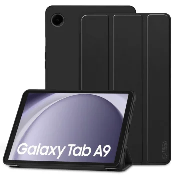 Tech-Protect SmartCase atverčiamasis dėklas Samsung Galaxy Tab A9 8.7" X110 / X115, juodas
