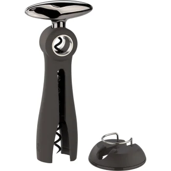 Peugeot Salma Corkscrew with Foil Cutter, 19 cm, Basalt