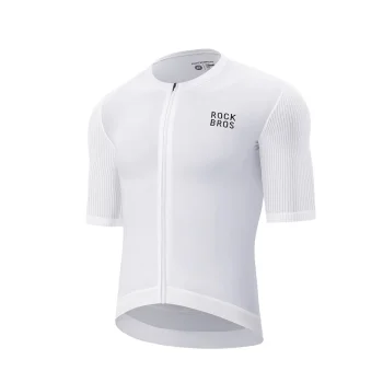 Rockbros 15200025 Short Sleeve Cycling Jersey Size XS - White