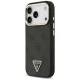 Guess 4G Triangle Logo MagSafe dėklas iPhone 17 Pro / 18 Pro, juodas ir auksinis