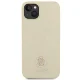 Guess dėklas iPhone 15 telefonui 4G Metal Logo Strass, auksinis
