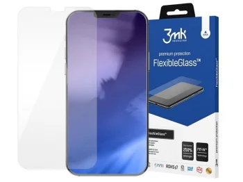 Hibridinis apsauginis stiklas 3mk FlexibleGlass, „Apple iPhone 12 Mini“