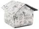 Pet House and Bed for Dogs and Cats, Size M, Beige