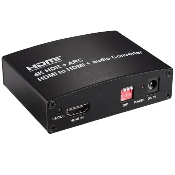 HDMI garso ekstraktorius, HDMI į HDMI + garsas, 4K 60Hz