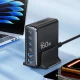 Tech-Protect DC160W-GAN 160W 6 prievadų įkroviklis - juodas