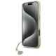 Guess dėklas iPhone 16 telefonui iš 4G Charms Collection, rudas