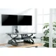 Maclean MC-854 dvigubas monitoriaus stalinis laikiklis, 17\"-27\", VESA, juodas