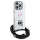 Karl Lagerfeld IML Crossbody Karl&Choupette dėklas iPhone 16 Pro Max - Baltas