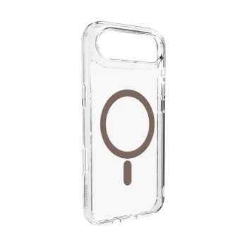 Puro Lite Mag dėklas, skirtas iPhone 17 Air, skaidrus su rudu žiedu