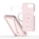 Tech-Protect Silicone MagSafe dėklas skirtas iPhone 16e / 17e, rožinis