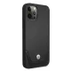 BMW dėklas iPhone 12 Pro Max telefonui, Perforate, juodas
