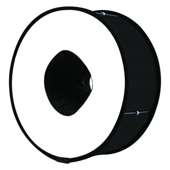 Puluz PU5145 Foldable Round Softbox Diffuser for Speedlite Flashes, 45cm