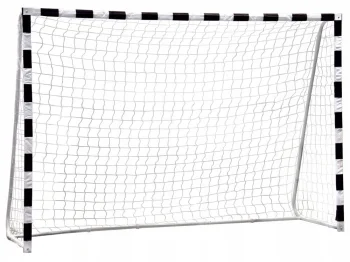 MultiGarden vaikiškas futbolo vartų komplektas su tinklu 180x120 cm, juodas/baltas