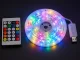 Vandeniui atspari RGB LED juosta IP65, USB, Bluetooth, 10m, su pulteliu