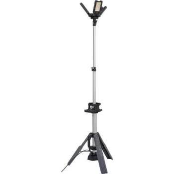 Brennenstuhl 13050 T trijų galvučių LED darbinis prožektorius su stovu, 100W, 13500lm, IP54