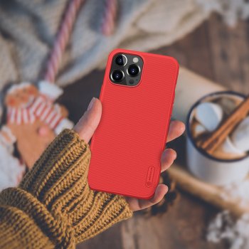 Nillkin Super Frosted Shield Pro dėklas Apple iPhone 13 Pro Max, raudonas