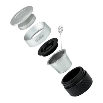 Dvigubo espresso adapterio rinkinys Outin Basket Plus 16-18g