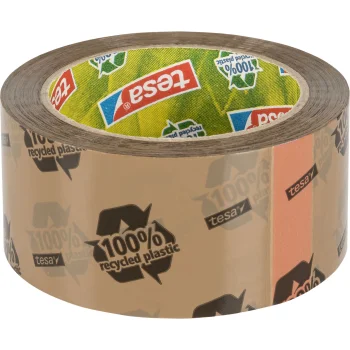 Pakavimo lipnioji juosta Tesa tesapack Eco & Strong, 50 mm x 66 m, ruda