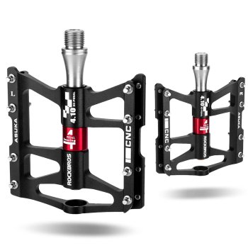 Rockbros JT410 Dviračių Pedalai su 4 Guoliais, Juodi