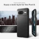 Apsauginis dėklas Spigen Liquid Air, skirtas Google Pixel 8, matinė juoda