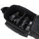 Wozinsky Bike Pannier Rack Bag with Shoulder Strap 9L, Black