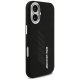 Mercedes AMG Silicone Oversize Rhombs MagSafe dėklas iPhone 17 telefonui, juodas
