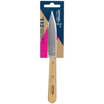 Kitchen Paring Knife Opinel No. 112, 10 cm, Brown / Silver