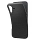 Spigen Liquid Air dėklas, skirtas iPhone 16 Plus, juodas