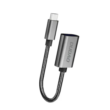 Dudao L15T OTG Adapter USB-C to USB-A - Gray