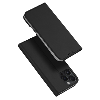 Dux Ducis iPhone 16 Pro Max Wallet Case Skin Pro, Black