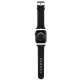 Karl Lagerfeld 3D Rubber Karl&Choupette dirželis Apple Watch 42/44/45/49mm, juodas