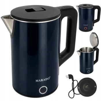 Elektrinis virdulys 1.5L 1500W, tamsiai mėlynas