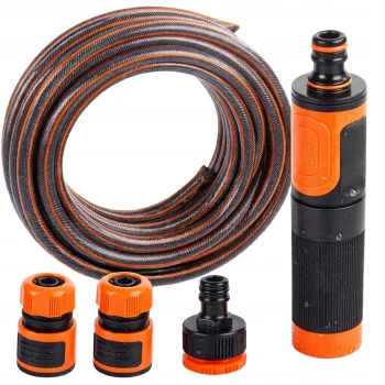 DIVODV Garden Hose 1/2", 30m, 4-layer + Spray Gun Set