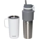 Asobu Twin Pack gertuvės ir puodelio rinkinys, 0,9 l ir 0,6 l, baltas