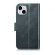 Odinis atverčiamasis dėklas 2in1 iCarer skirtas iPhone 14 Plus su RFID apsauga, mėlynas