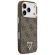 Guess 4G Triangle Logo MagSafe dėklas iPhone 17 Pro / 18 Pro, rudas