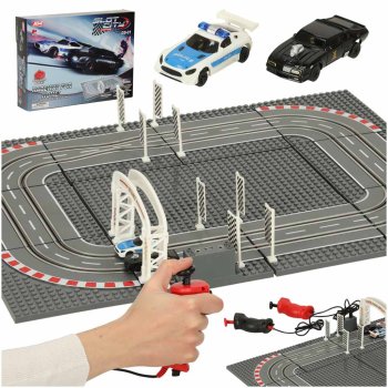 Electric Police Racing Car Track with 2 Cars GD-01